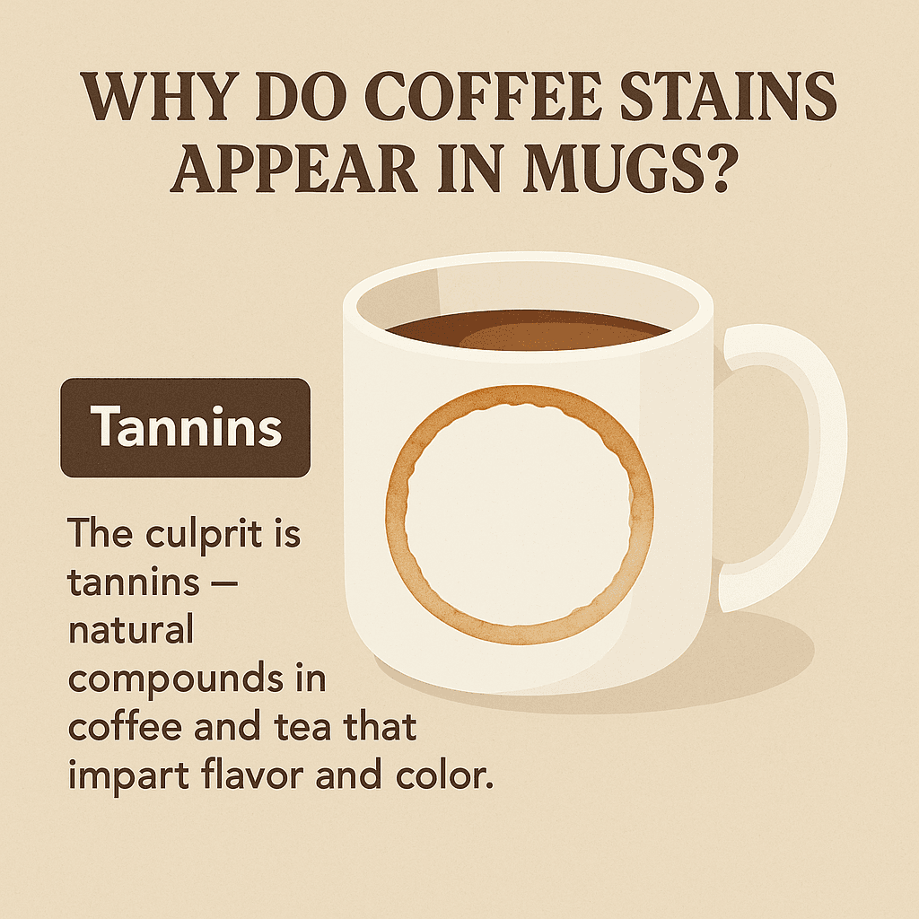 Why Do Coffee Stains Appear in Mugs