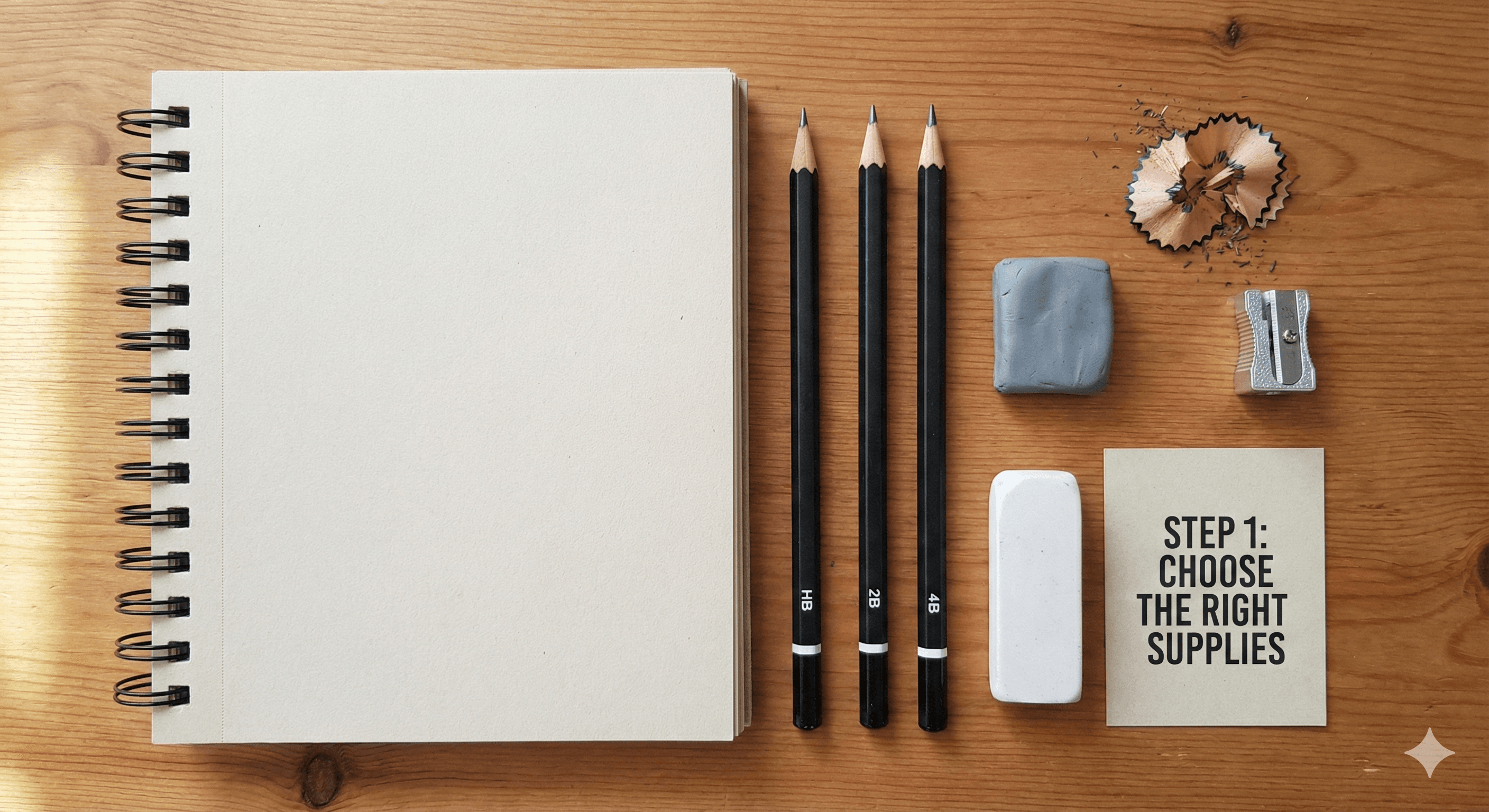 Step 1 Choose the right supplies to learn how to draw for beginners.png