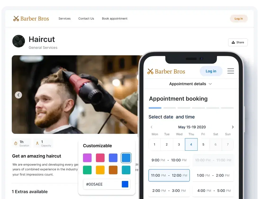 online booking for a barbershop - Promotional Product Inc..webp