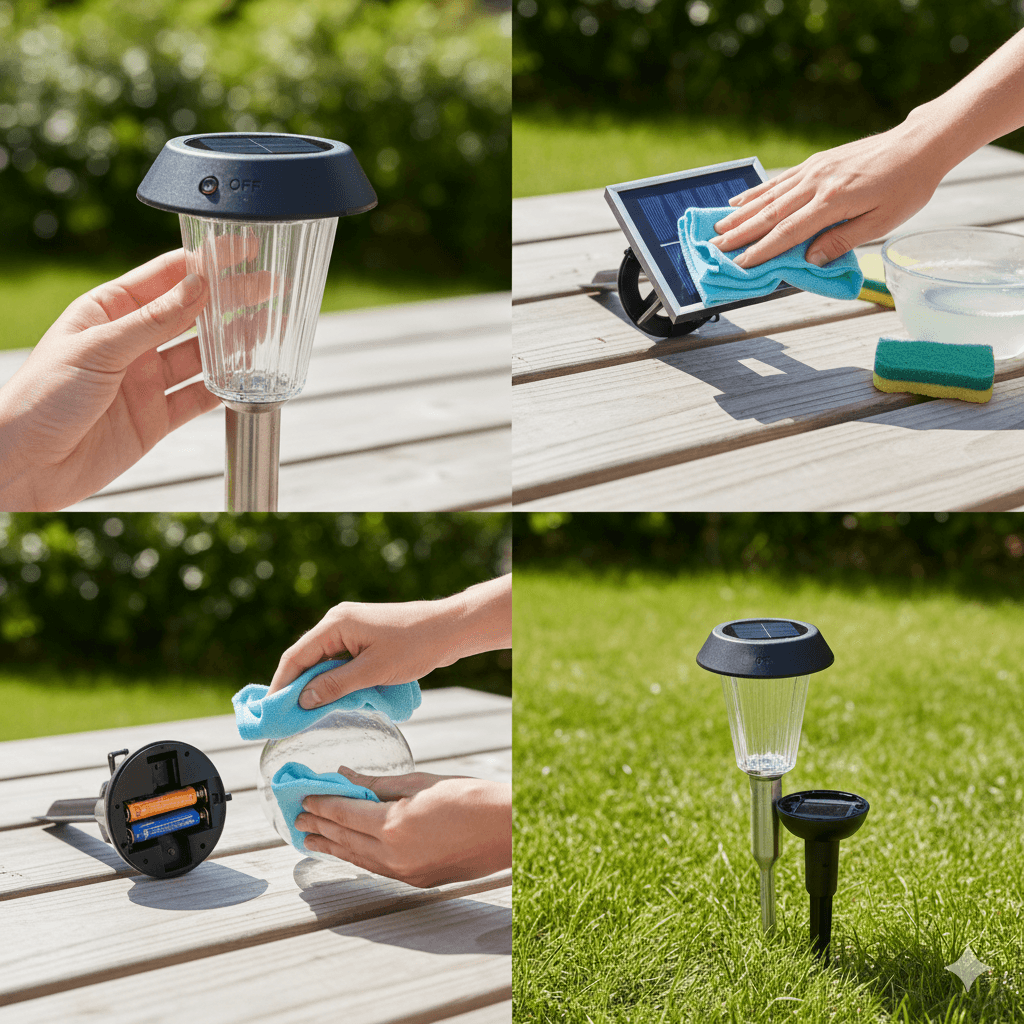 How do you clean outdoor solar lights.png