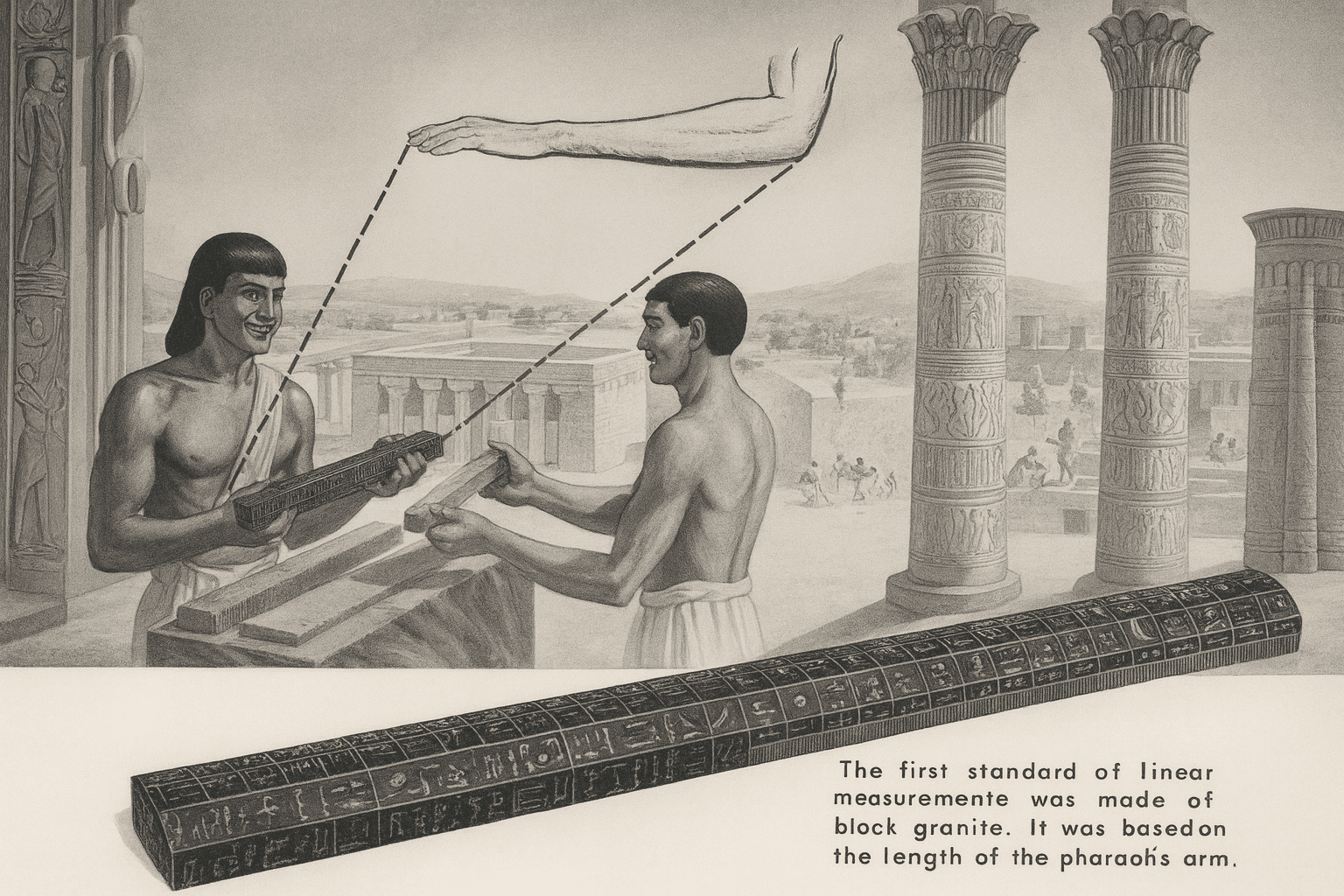 They often included basic units like cubits, based on the human body.png